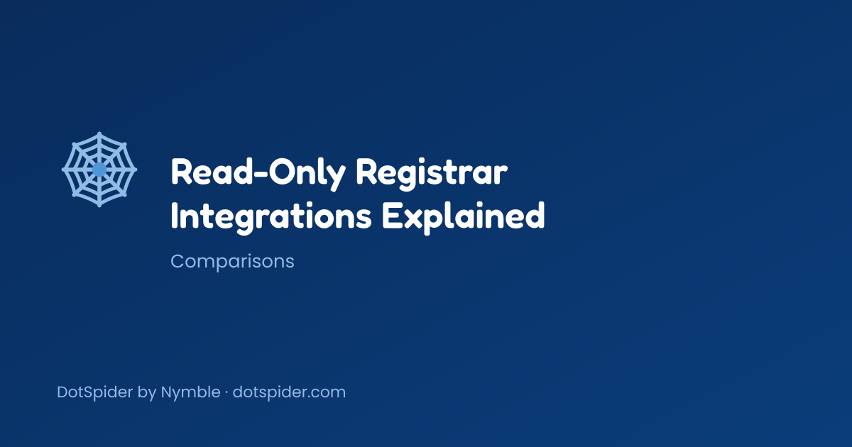 Read-Only Registrar Integrations Explained — blog cover